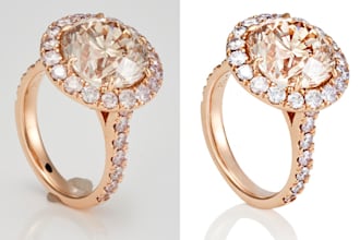 do jewelry retouch and background remove  in photoshop
