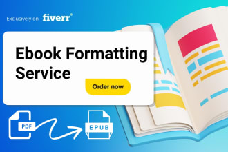 convert your pdf book to fixed layout epub format  for KDP