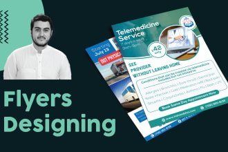 design stunning health, educational, and food flyer