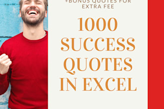 give you 1k success quotes for social media