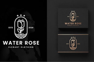 design minimalist luxury fashion clothing brand logo and monogram