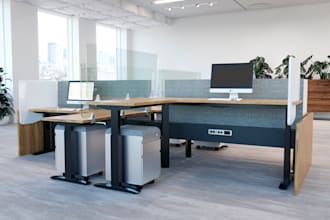 do render of your office or workspace