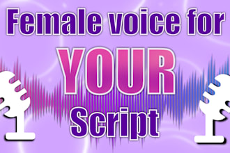 record voice lines for games, animation, or narration