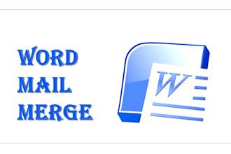 do mail merge for lable, letter, email and envelope