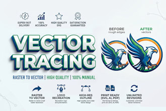 vector tracing, convert image to vector file, vector logo, vectorize image