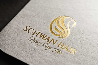design modern professional gold logo