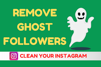 remove instagram or x ghost followers