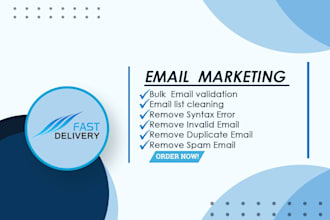 do bulk email verification and list cleaning