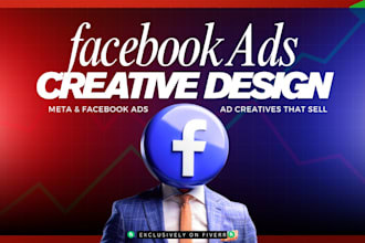 create high converting meta ads creatives, facebook ad and post designs