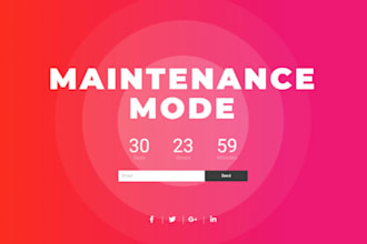 design coming soon, wordpress landing page elementor pro