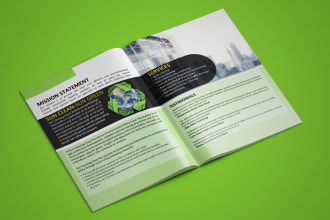 design company profile, brochure, flyer, menu, catalog, palmcard, booklet pdf ai