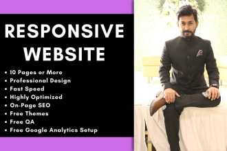 create a mobile and desktop responsive website