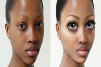 make you look like a anime character
