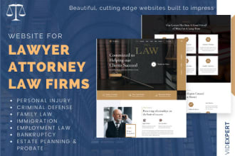 build lawyer, attorney and law firm website