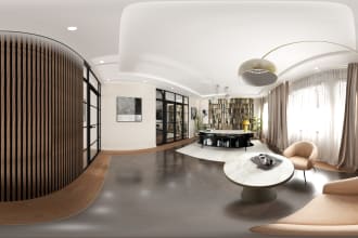 do 360 VR tour walkthrough for your project