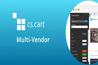 customize your cscart multi vendor website