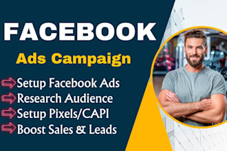 setup and manage facebook ads campaign