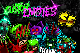 create your custom emotes and stickers for streaming