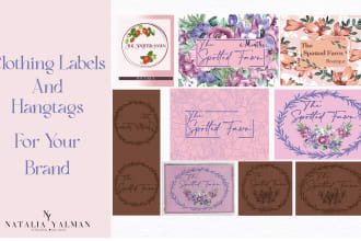 design unique hang tags and labels for your brand