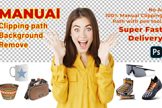 do bulk image background removal, product photo editing photoshop clipping path
