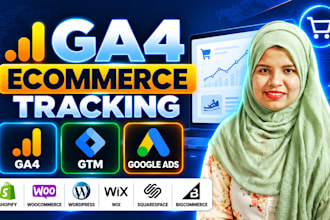 setup google analytics ga4 ecommerce tracking for shopify, woocommerce