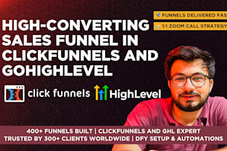 build you a high converting sales funnel in clickfunnel