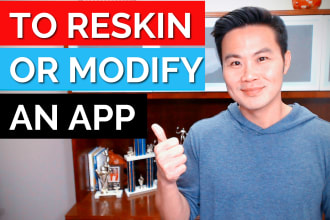 reskin android app and upload it on the play store