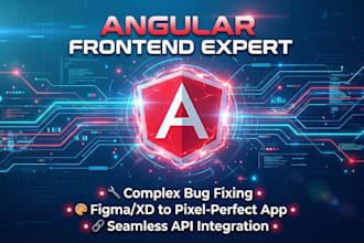 be your expert angular developer, bug fixing or figma to angular