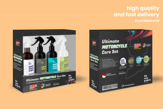 design product packaging or label in bag, box or cylinder