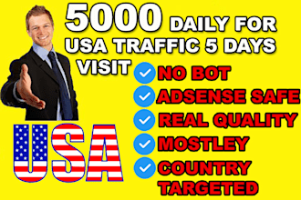 send website rank keyword targeted usa traffic visitors