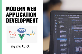 develop modern laravel web application