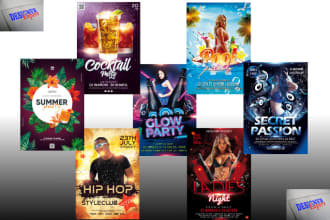 design exceptional flyers for party and events