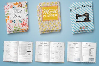 design custom low content book for amazon kdp