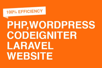 design, fix, develop PHP, ci, laravel, wordpress website as elementor pro expert