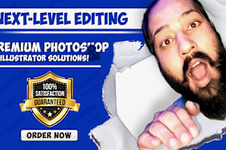 offer professional adobe photoshop and illustrator services