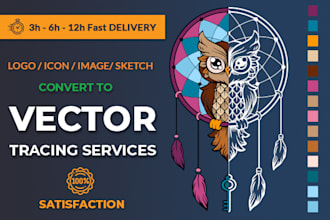convert image to vector or logo redraw