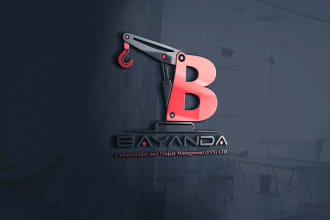 design modern construction, real estate, transport logo
