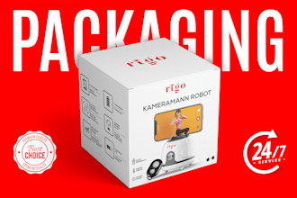 design custom amazon product packaging and kraft box design