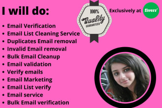 email verification , validation and list cleaning service