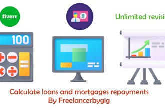 calculate loans and mortgages repayments