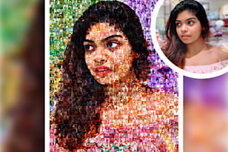 create a unique mosaic photo collage for any occasion