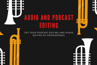 professionally edit your audio and podcast at low cost