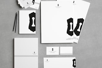 design modern business card or stationery