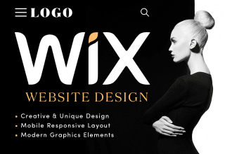 design a custom wix website