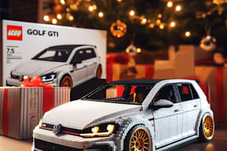 create an ai lego image of your car