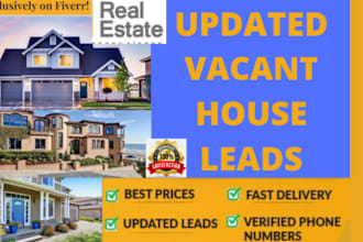 provide you vacant house leads for real estate