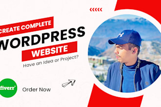 create complete wordpress website or ecommerce store