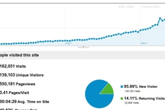 get you 1000 unique visitors from all over the world captured by Google Analytics