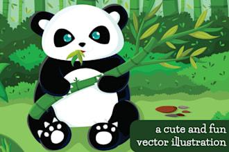 create a cute and fun vector illustrations or designs