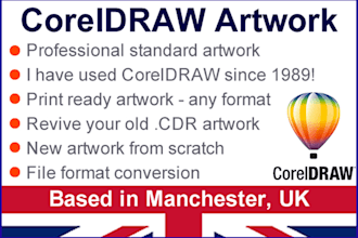 coreldraw artwork and file conversions